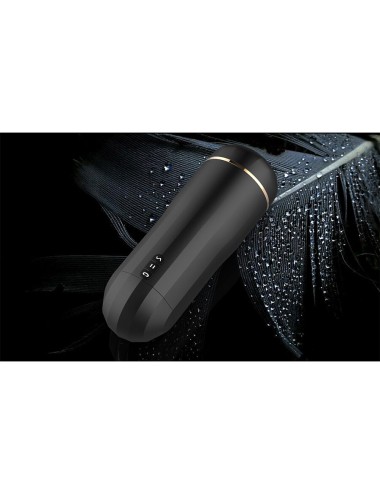SHEQU - MASTURBADOR SNOW VAGINA COM VIBRAÇÃO E ONDAS ESTIMULANTES