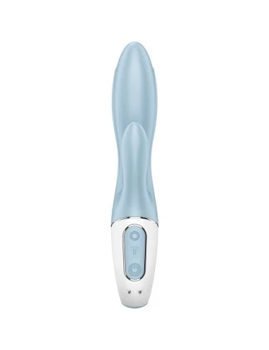 SATISFYER - BOMBA DE AR BUNNY 1 COELHO INFLÁVEL VIBRADOR AZUL