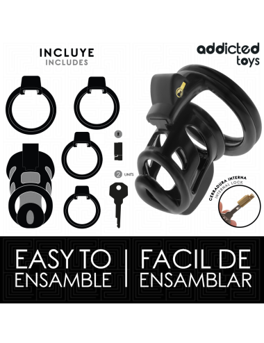 ADDICTED TOYS LOCKED - GAIOLA GILDEN GAIOLA PARA PÊNIS 8,5 CM