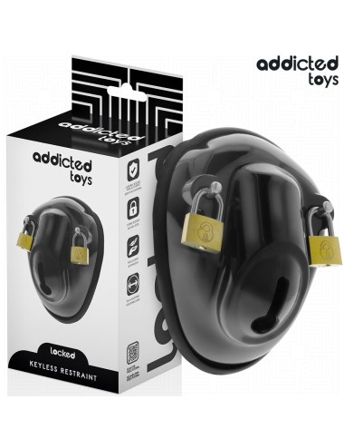 ADDICTED TOYS LOCKED - GAIOLA DE CONTENÇÃO SEM CHAVE PARA PÊNIS 11