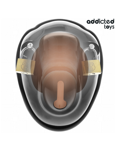 ADDICTED TOYS LOCKED - GAIOLA DE CONTENÇÃO SEM CHAVE PARA PÊNIS 11