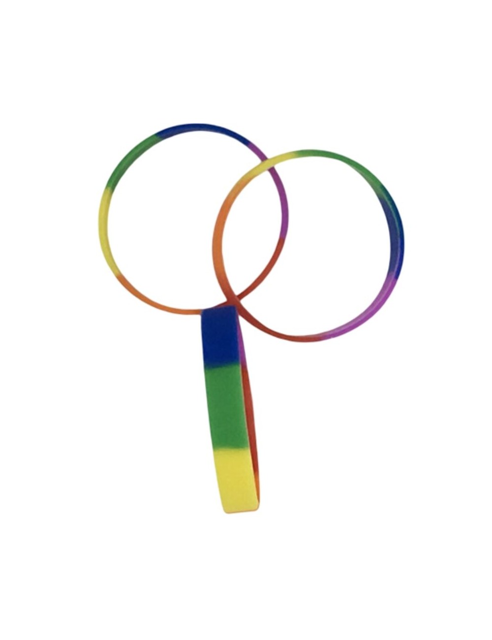 PRIDE - PULSEIRA DE SILICONE BANDEIRA LGBT