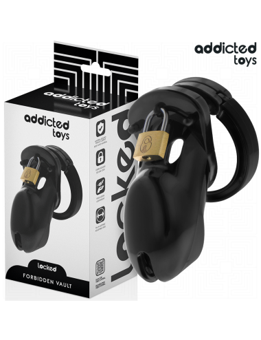 ADDICTED TOYS LOCKED - GAIOLA PARA PÊNIS FORBIDDEN VAULT 10 CM