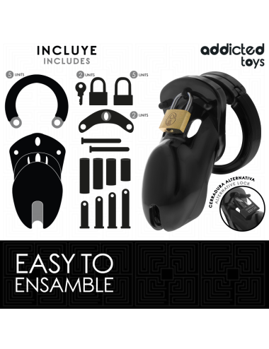 ADDICTED TOYS LOCKED - GAIOLA PARA PÊNIS FORBIDDEN VAULT 10 CM