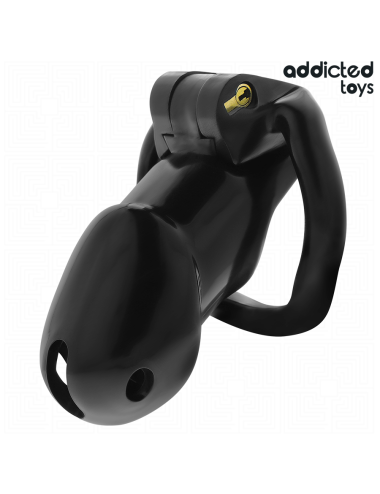 ADDICTED TOYS LOCKED - GAIOLA DE PÊNIS CELL MINDNIGHT TAMANHO L