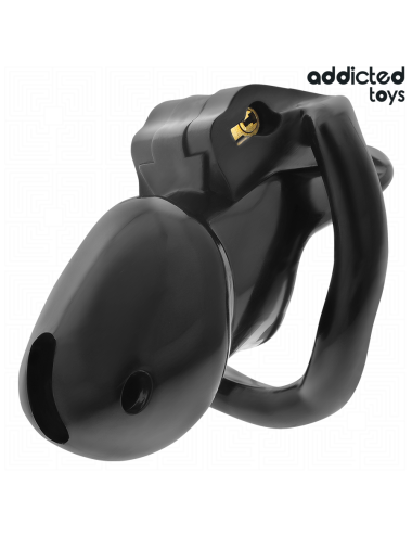 ADDICTED TOYS LOCKED - GAIOLA PARA PÊNIS CELL MINDNIGHT TAMANHO S 4.8 CM