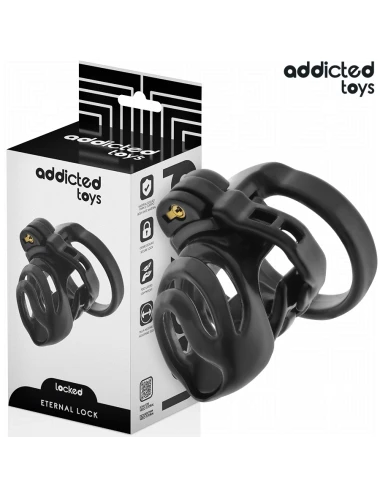 ADDICTED TOYS LOCKED - GAIOLA PARA PÊNIS COM TRAVA ETERNA 9 CM