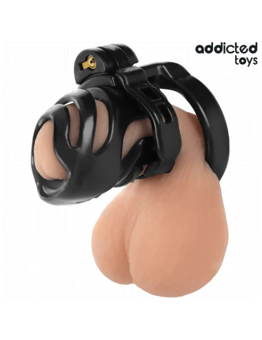 ADDICTED TOYS LOCKED - GAIOLA PARA PÊNIS COM TRAVA ETERNA 9 CM