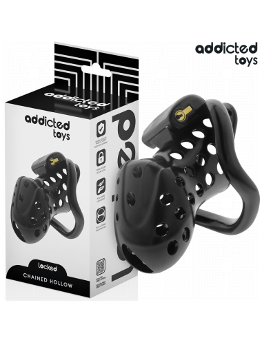 ADDICTED TOYS LOCKED - GAIOLA DE PÊNIS OCO COM CORRENTE 10