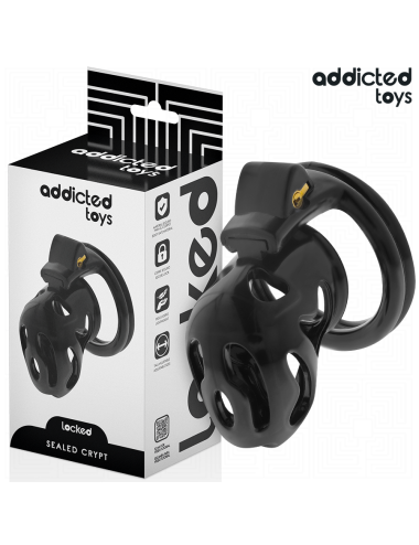 ADDICTED TOYS LOCKED - GAIOLA DE PÊNIS CRYPT SELADA 8 CM