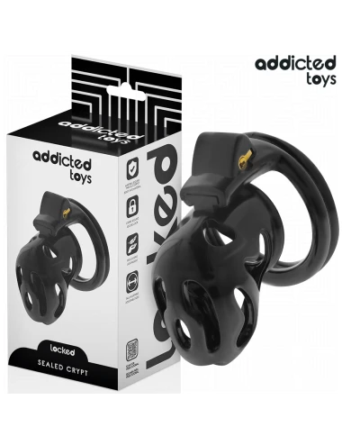 ADDICTED TOYS LOCKED - GAIOLA DE PÊNIS CRYPT SELADA 8 CM