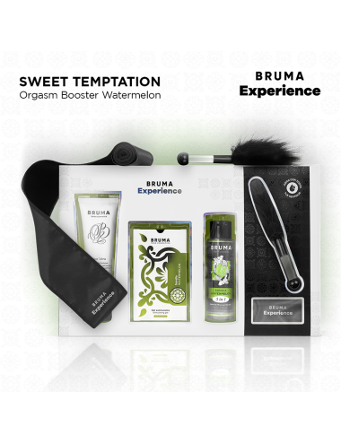 BRUMA XPERIENCE - KIT TENTAÇÃO DE MELANCIA DOCE COM POTENCIALIZADOR DE ORGASMO