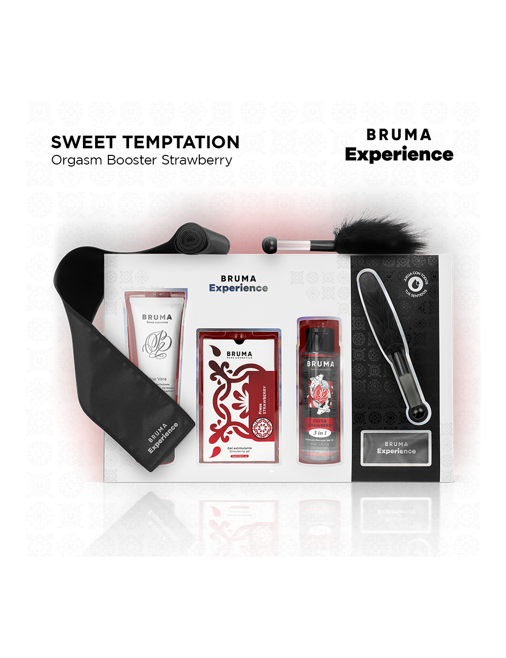 BRUMA XPERIENCE - KIT TENTAÇÃO DE MORANGO DOCE COM POTENCIALIZADOR DE ORGASMO BRUMA XPERIENCE - KIT TENTAÇÃO DE MORANGO DOCE COM POTENCIALIZADOR DE ORGASMO