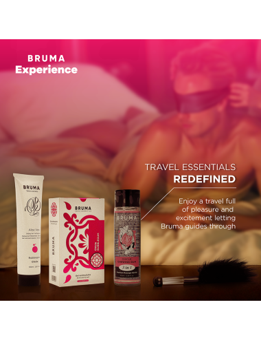 BRUMA XPERIENCE - KIT DE CHICLETE TENTAÇÃO COM POTENCIALIZADOR DE ORGASMO