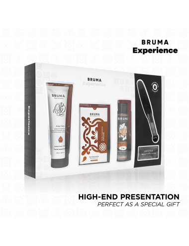 BRUMA XPERIENCE - KIT DE TENTAÇÃO DOCE AMERICANA TART COM POTENCIALIZADOR DE ORGASMO