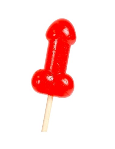 SECRETPLAY - PIRULITO DE PÊNIS DE CEREJA COM EFEITO DE CALOR APIMENTADO