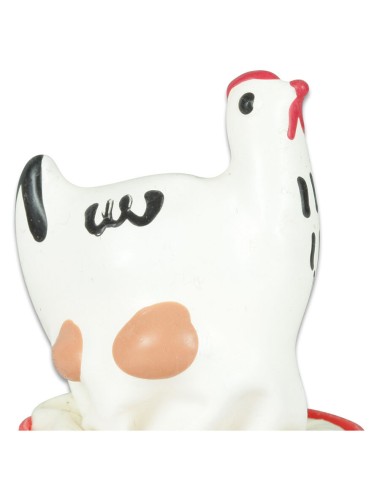 CONDOMERIE - PRESERVATIVOS NOVIDADES PINTADOS À MÃO GALINHA BRANCA