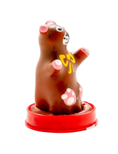 CONDOMERIE - PRESERVATIVOS NOVIDADES PINTADOS À MÃO URSO DE PELÚCIA