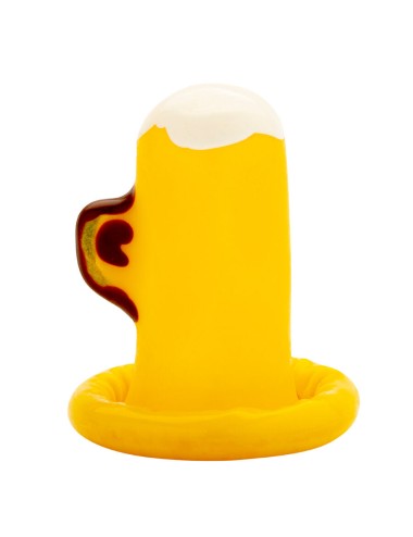 CONDOMERIE - PRESERVATIVOS NOVIDADES PINTADOS À MÃO COPO DE CERVEJA