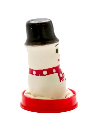 CONDOMERIE - PRESERVATIVOS NOVIDADES PINTADOS À MÃO BONECO DE NEVE