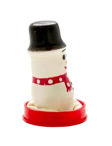 CONDOMERIE - PRESERVATIVOS NOVIDADES PINTADOS À MÃO BONECO DE NEVE