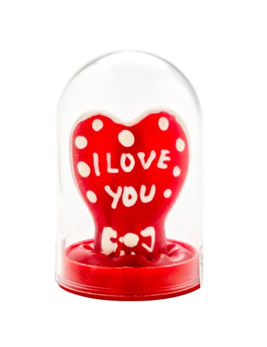 CONDOMERIE - PRESERVATIVOS NOVIDADES PINTADOS À MÃO CORAÇÃO - EU TE AMO MODELO 1