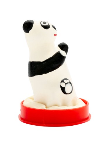 CONDOMERIE - PRESERVATIVOS NOVIDADES PINTADOS À MÃO MODELO PANDA 1