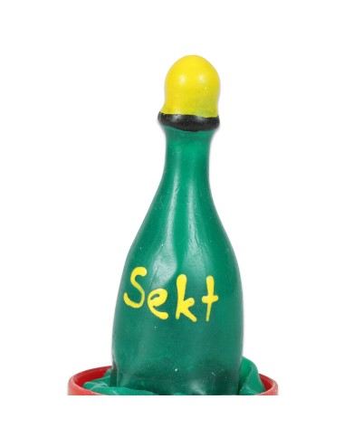 CONDOMERIE - PRESERVATIVOS NOVIDADES PINTADOS À MÃO CHAMPANHE