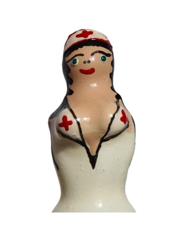 CONDOMERIE - PRESERVATIVOS NOVIDADES PINTADOS À MÃO ENFERMEIRA LOIRA