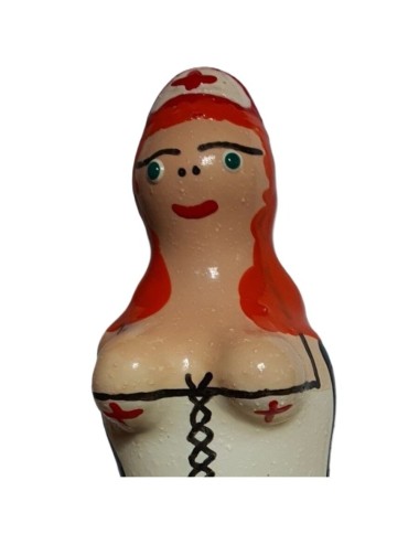 CONDOMERIE - PRESERVATIVOS NOVIDADES PINTADOS À MÃO ENFERMEIRA RUIVA