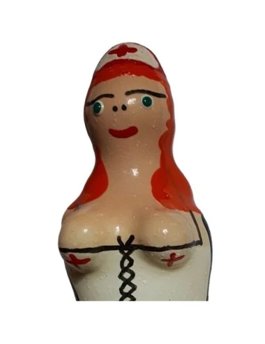 CONDOMERIE - PRESERVATIVOS NOVIDADES PINTADOS À MÃO ENFERMEIRA RUIVA