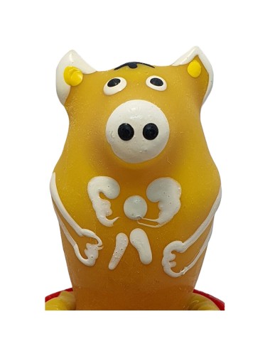 CONDOMERIE - PRESERVATIVOS NOVIDADES PINTADOS À MÃO PORCO SITTING AMARELO