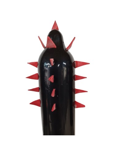 CONDOMERIE - PRESERVATIVOS NOVIDADES PINTADOS À MÃO BLACK CACTUS XL