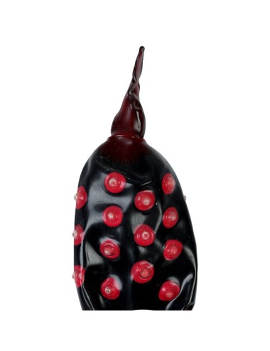 CONDOMERIE - PRESERVATIVOS NOVIDADES PINTADOS À MÃO PRETO FAKIR XL