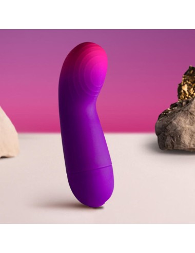 ROCKS-OFF - GLOW GIRL VIBE VIBRADOR DISCRETO ROXO PARA PONTO G