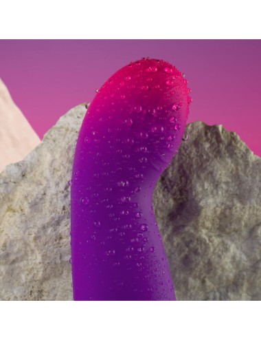 ROCKS-OFF - GLOW GIRL VIBE VIBRADOR DISCRETO ROXO PARA PONTO G