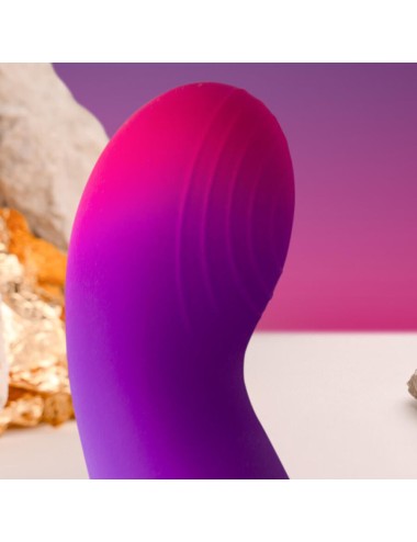 ROCKS-OFF - GLOW GIRL VIBE VIBRADOR DISCRETO ROXO PARA PONTO G