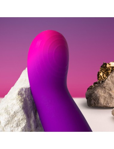 ROCKS-OFF - GLOW GIRL VIBE VIBRADOR DISCRETO ROXO PARA PONTO G