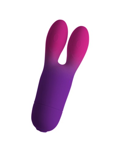 ROCKS-OFF - VIBRADOR FLEXÍVEL GLO-GIRL BUNNY ROXO