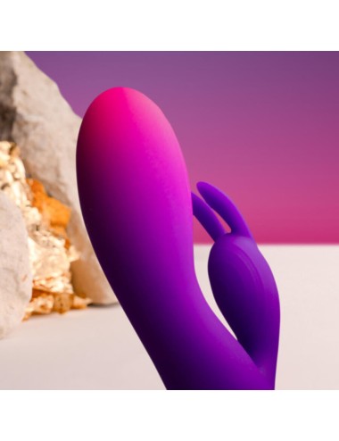 ROCKS-OFF - VIBRADOR GLO-GIRL PURPLE RABBIT