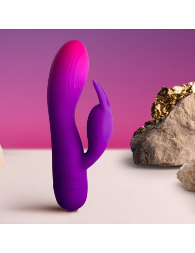 ROCKS-OFF - VIBRADOR GLO-GIRL PURPLE RABBIT