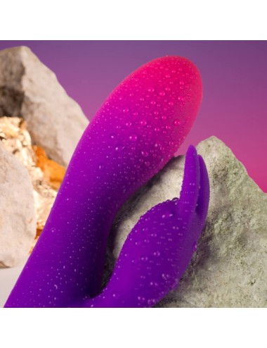 ROCKS-OFF - VIBRADOR GLO-GIRL PURPLE RABBIT