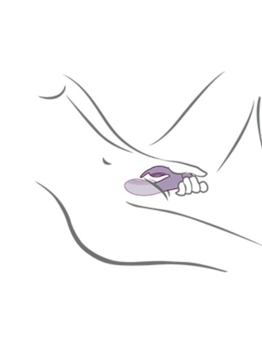 ROCKS-OFF - VIBRADOR GLO-GIRL PURPLE RABBIT