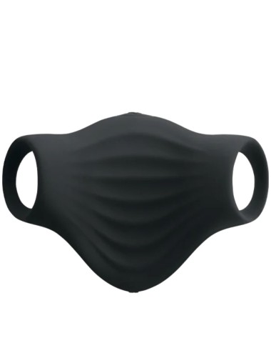 ROCKS-OFF - MASTURBADOR VIBRADOR FLEXÍVEL PALM BLACK