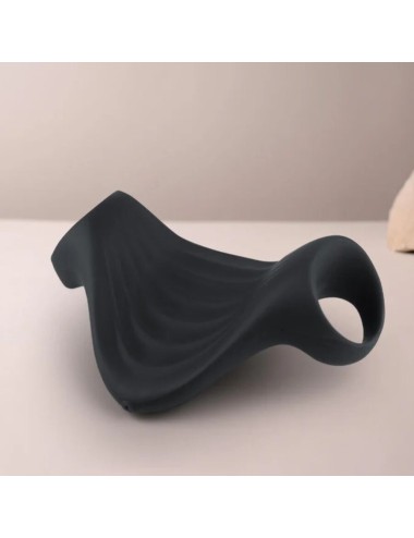 ROCKS-OFF - MASTURBADOR VIBRADOR FLEXÍVEL PALM BLACK