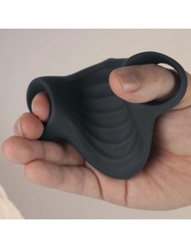 ROCKS-OFF - MASTURBADOR VIBRADOR FLEXÍVEL PALM BLACK