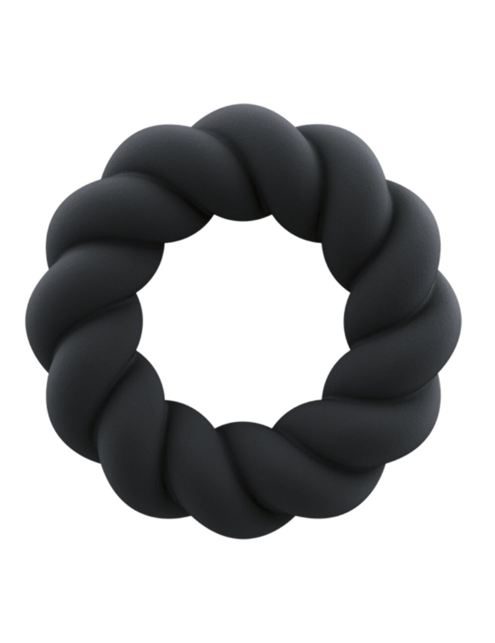 ROCKS-OFF - ANEL MASTURBADOR DE SILICONE PRETO TWIST ROCKS-OFF - ANEL MASTURBADOR DE SILICONE PRETO TWIST