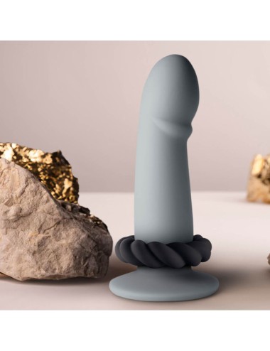 ROCKS-OFF - ANEL MASTURBADOR DE SILICONE PRETO TWIST