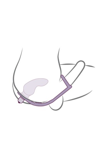 ROCKS-OFF - PLUG ANAL RO-ZEN RRO COM ANEL VIBRATÓRIO PARA PÊNIS PRETO