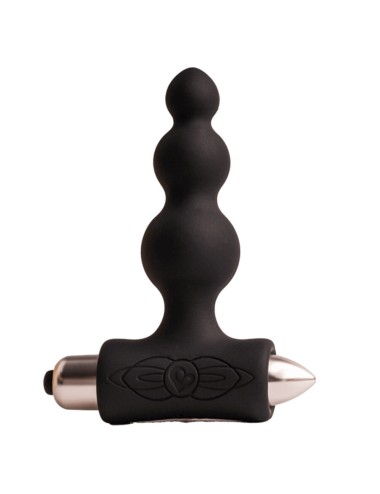 ROCKS-OFF - PETITE SENSATIONS BUBBLES PLUG ANAL VIBRADOR PRETO